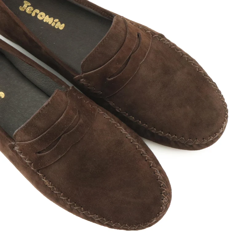 Zapatilla casa serraje marrón 2506 Jeromín