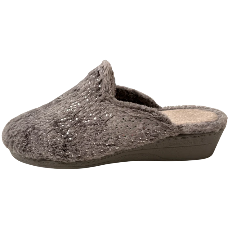 MUJER ZAPATILLAS DE ESTAR POR CASA CALMA GRIS