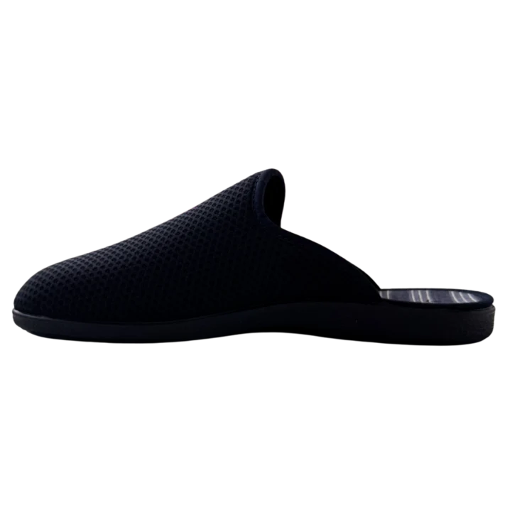 HOMBRE ZAPATILLAS DE ESTAR POR CASA LICRA TOPOS LOGO G MARINO