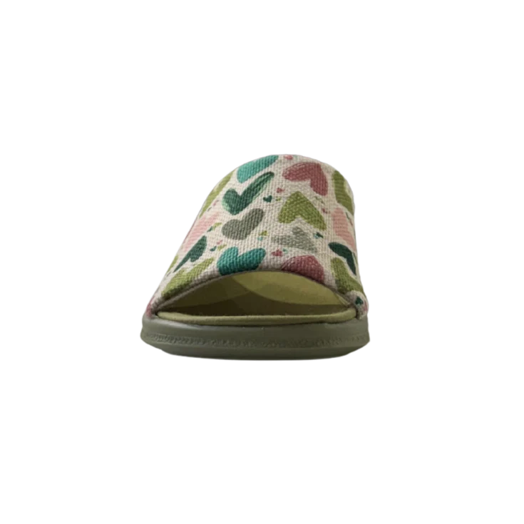 MUJER ZAPATILLAS DE ESTAR POR CASA COR.VALENTINA KAKI