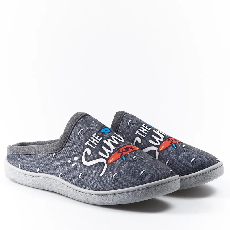 Zapatillas de Casa Roal Olas 12340 Gris
