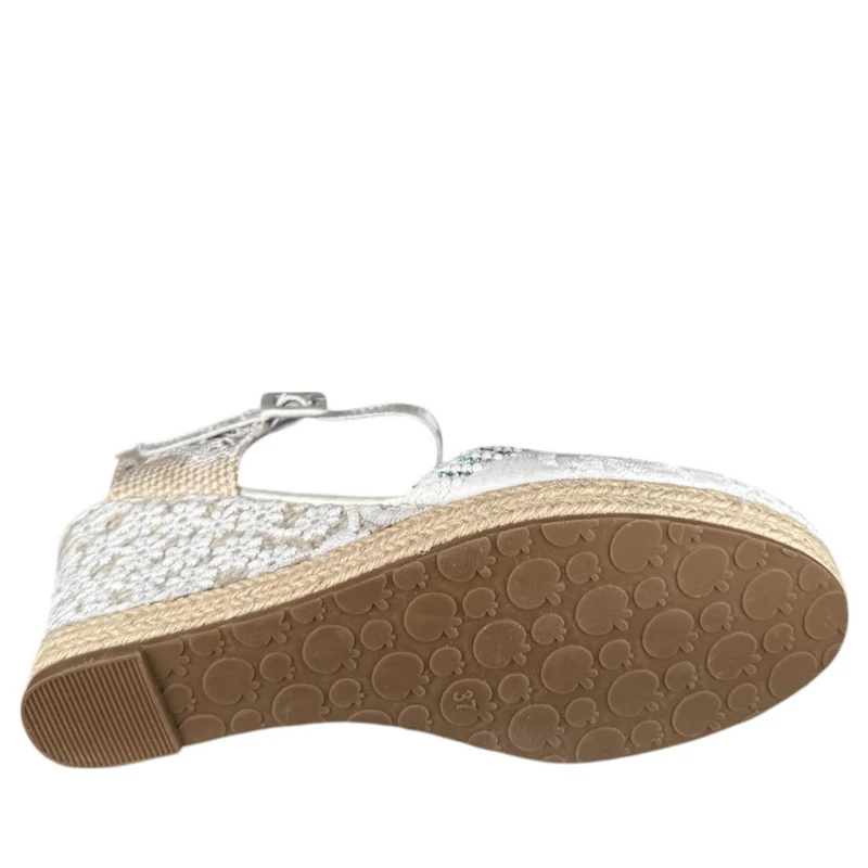 Cuñas de Novia Mandarina Rose Blanco