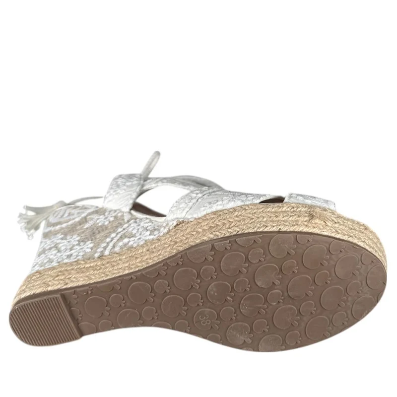 Cuñas de Novia Mandarina Kelly Blanco