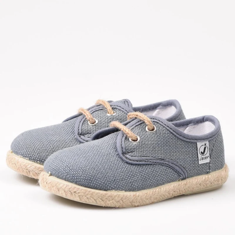 Zapatillas Javer Blucher Lino 130-35 Indigo