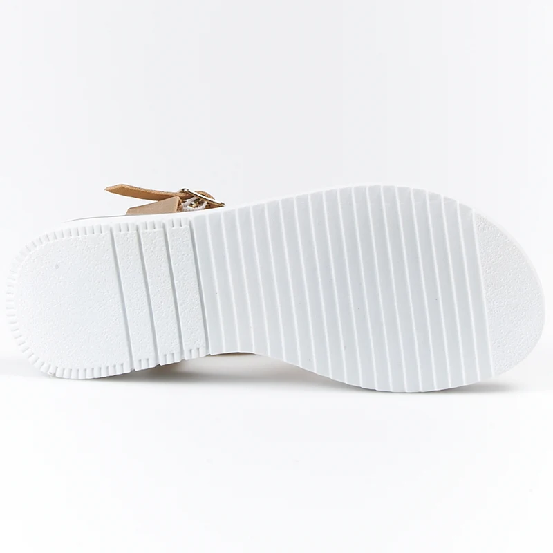 Sandalias Bubble Kids Cuñita Colores A2850 Oro