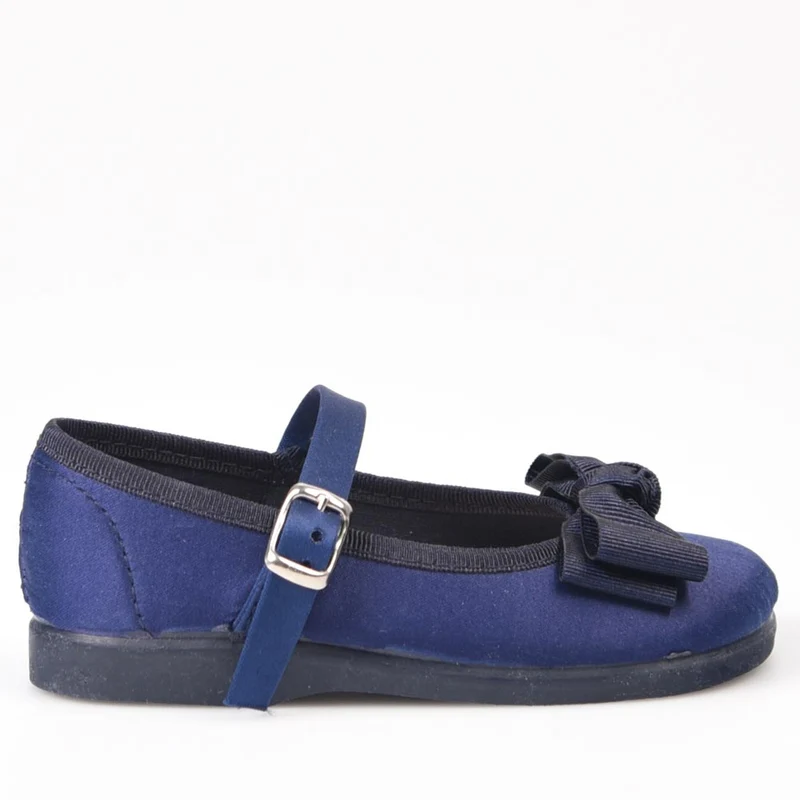 Merceditas Bubble Kids Raso 980 Marino