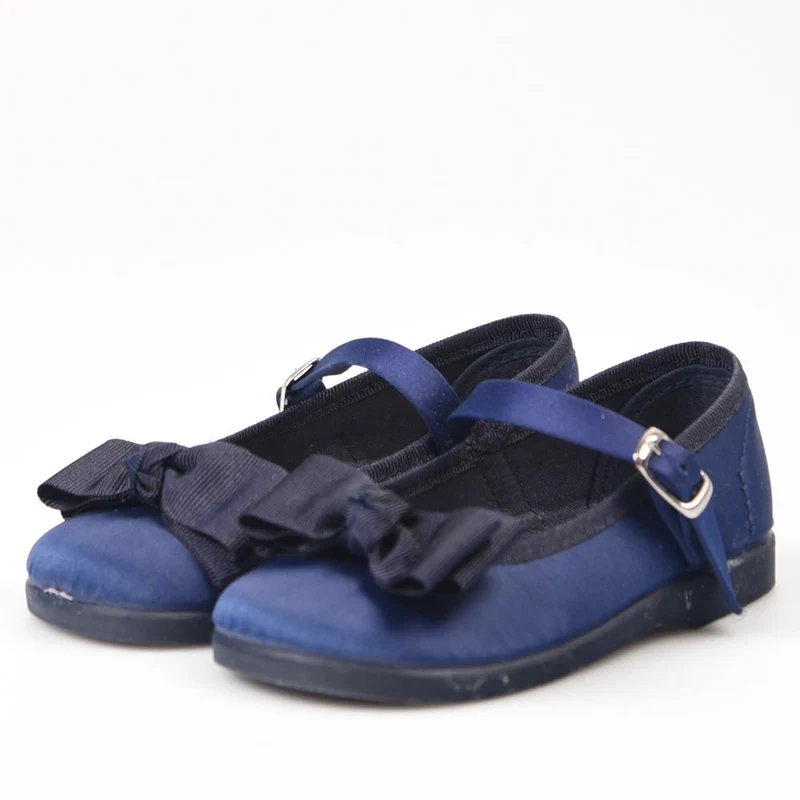 Merceditas Bubble Kids Raso 980 Marino