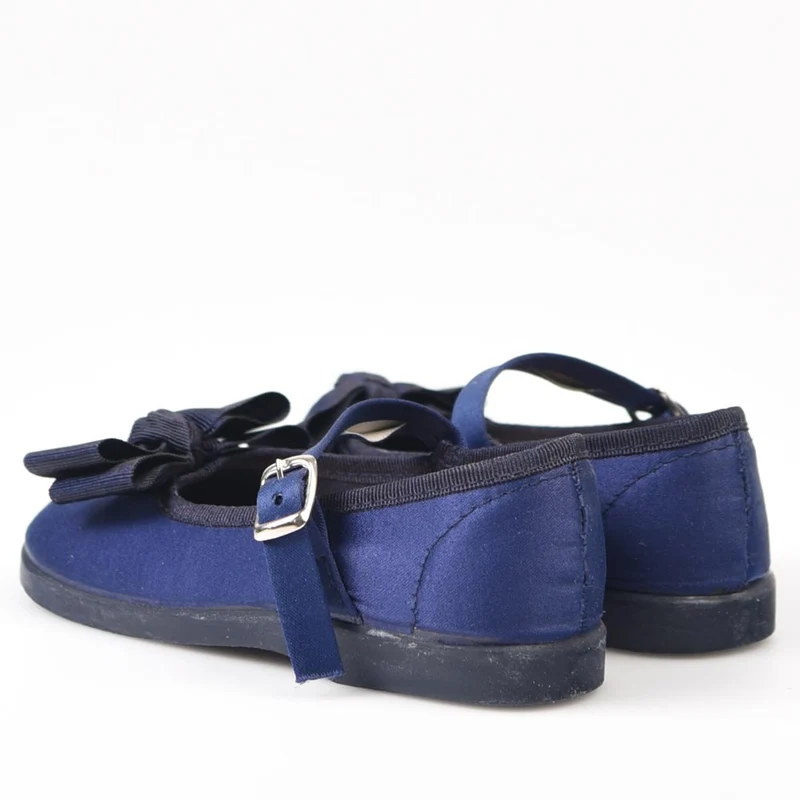 Merceditas Bubble Kids Raso 980 Marino