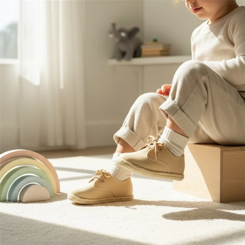 Zapatillas Bubble Kids Esparto E267 Beig