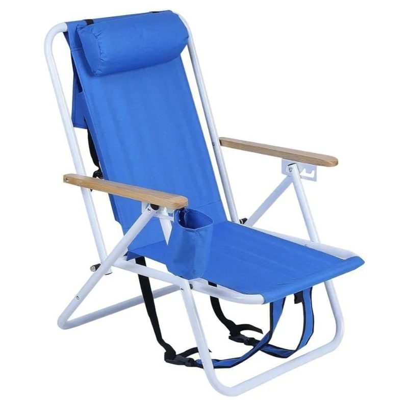 Miomu Silla Asoleadora Plegable Portátil con Bolso Integrado