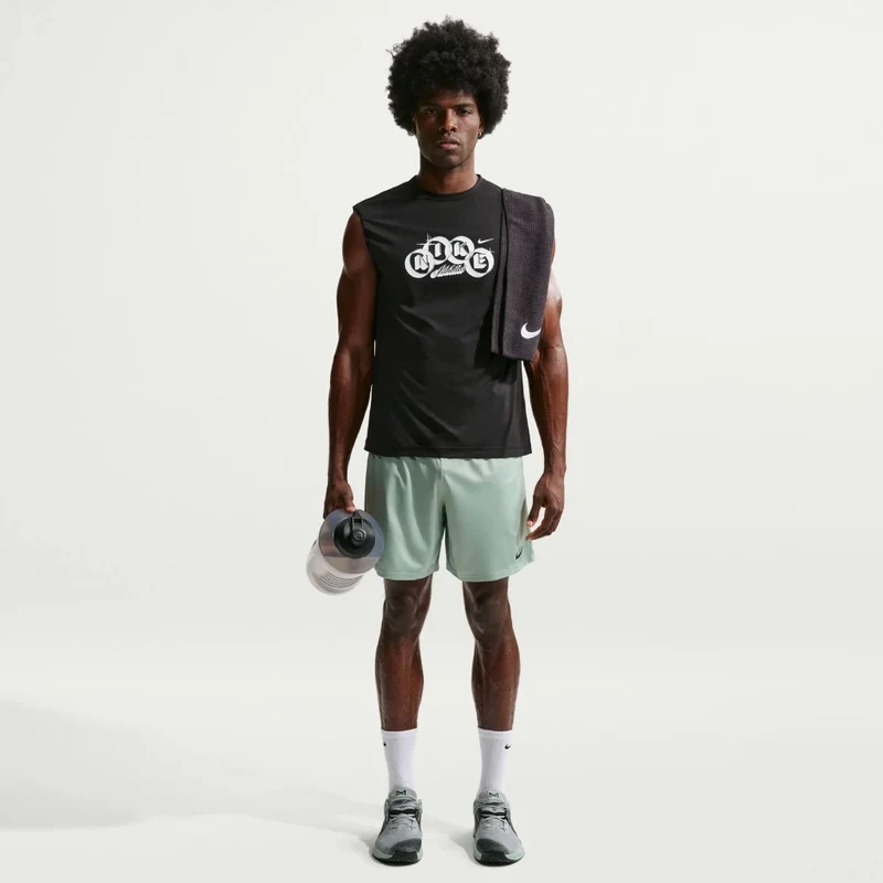 Nike Short Flex 7IN Steam/Black, para Hombre
