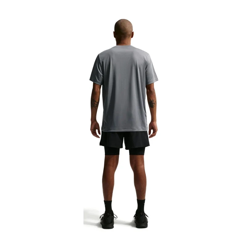 Nike Camiseta Deportiva Dri-FIT Flex Gris, para Hombre
