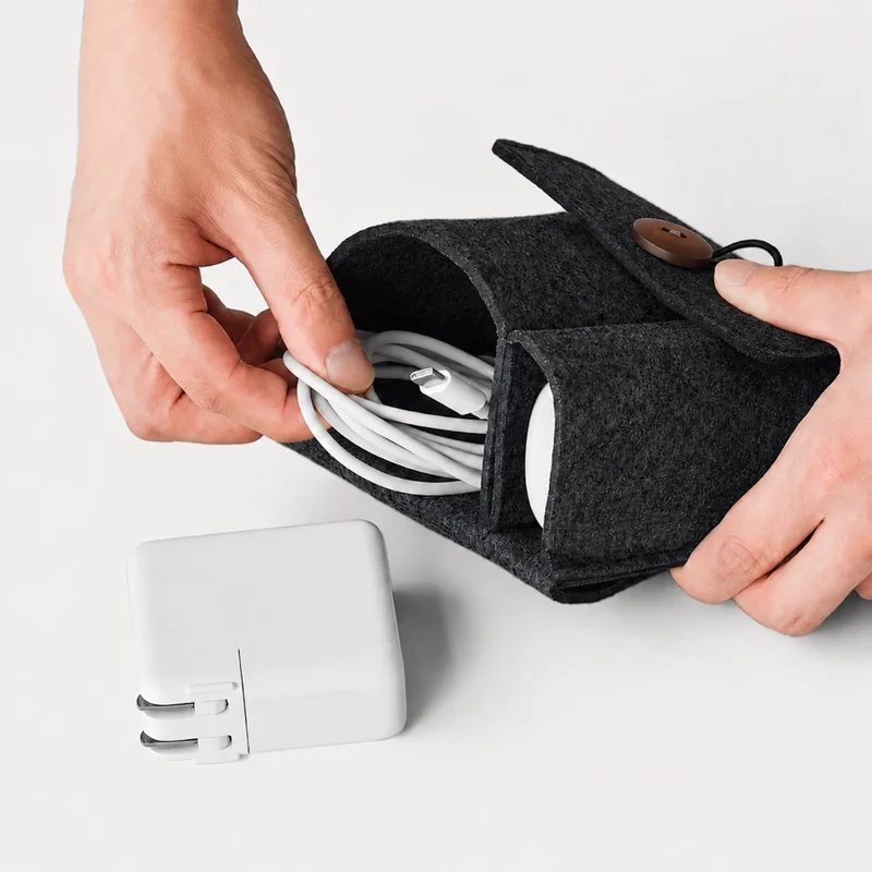 Miomu Estuche Protector para Cables, Cargadores, PoweBanks