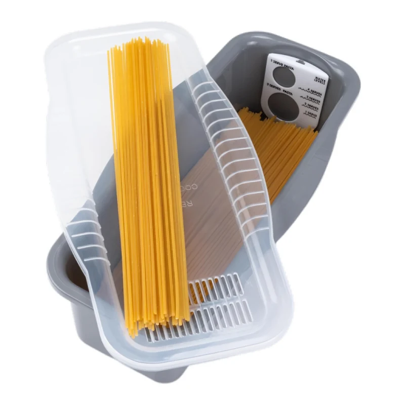 Miomu Contenedor Plástico para Hacer Spaguettis en Microondas