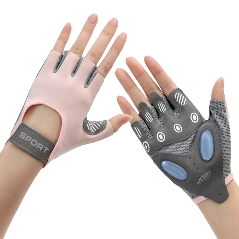 Miomu Guantes de Entrenamiento Antideslizantes, Rosa