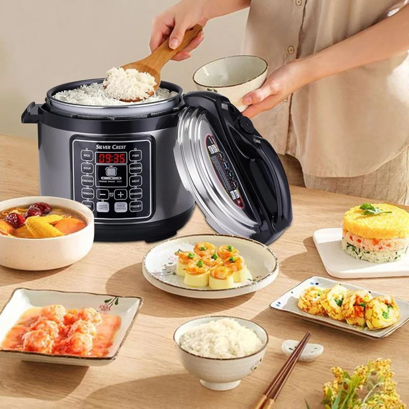 Miomu Olla Eléctrica Multiuso Automática a Presión 10 en 1
