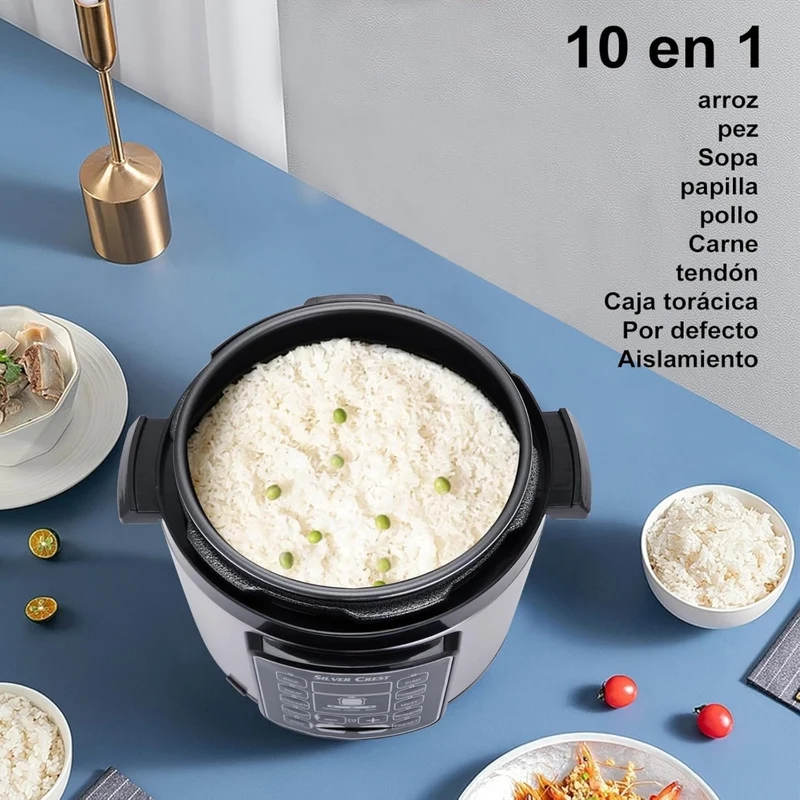 Miomu Olla Eléctrica Multiuso Automática a Presión 10 en 1