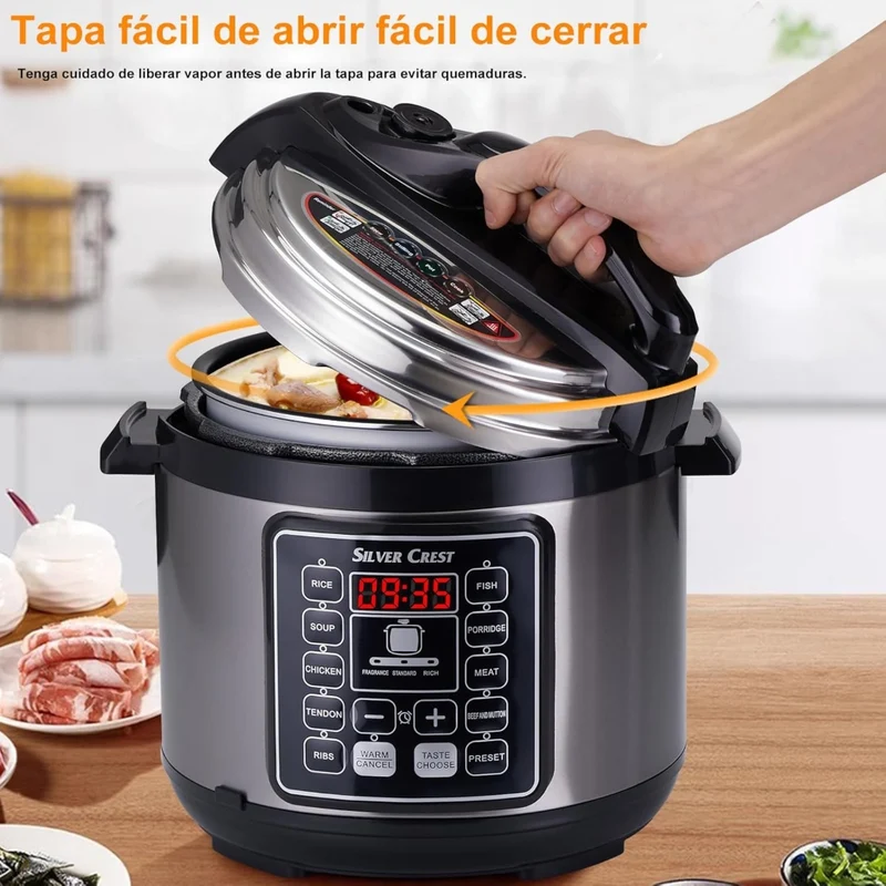 Miomu Olla Eléctrica Multiuso Automática a Presión 10 en 1