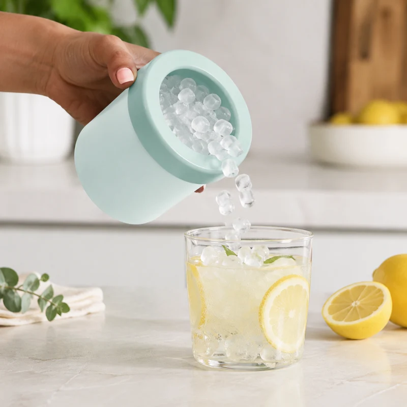 Miomu Molde Cilíndrico para Mini Cubitos de Hielo
