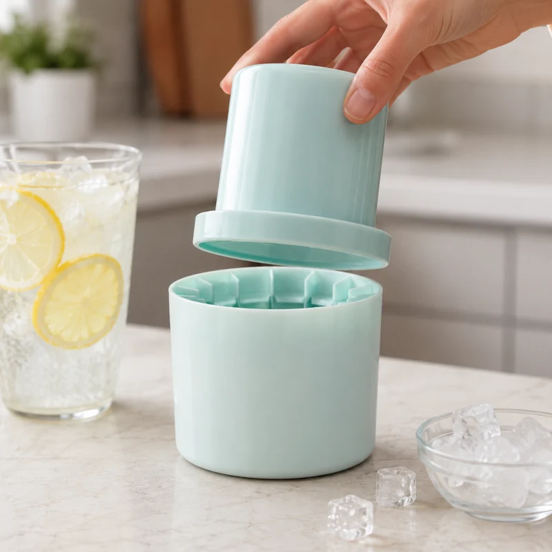 Miomu Molde Cilíndrico para Mini Cubitos de Hielo