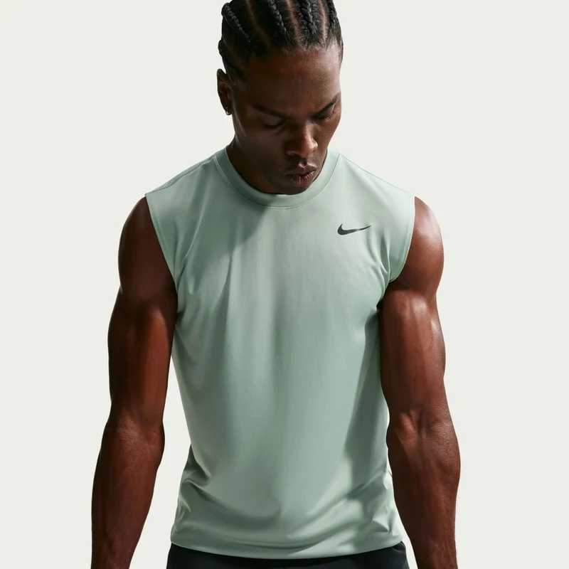Nike Camiseta Deportiva sin Mangas M Df Tee Std Flex Steam, para Hombre