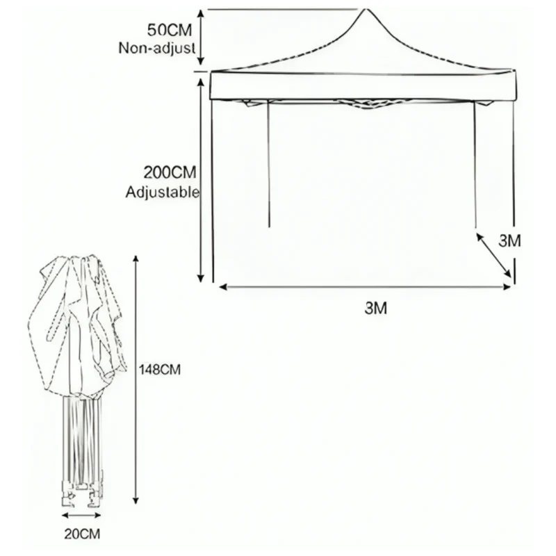 Miomu Toldo de Jardín