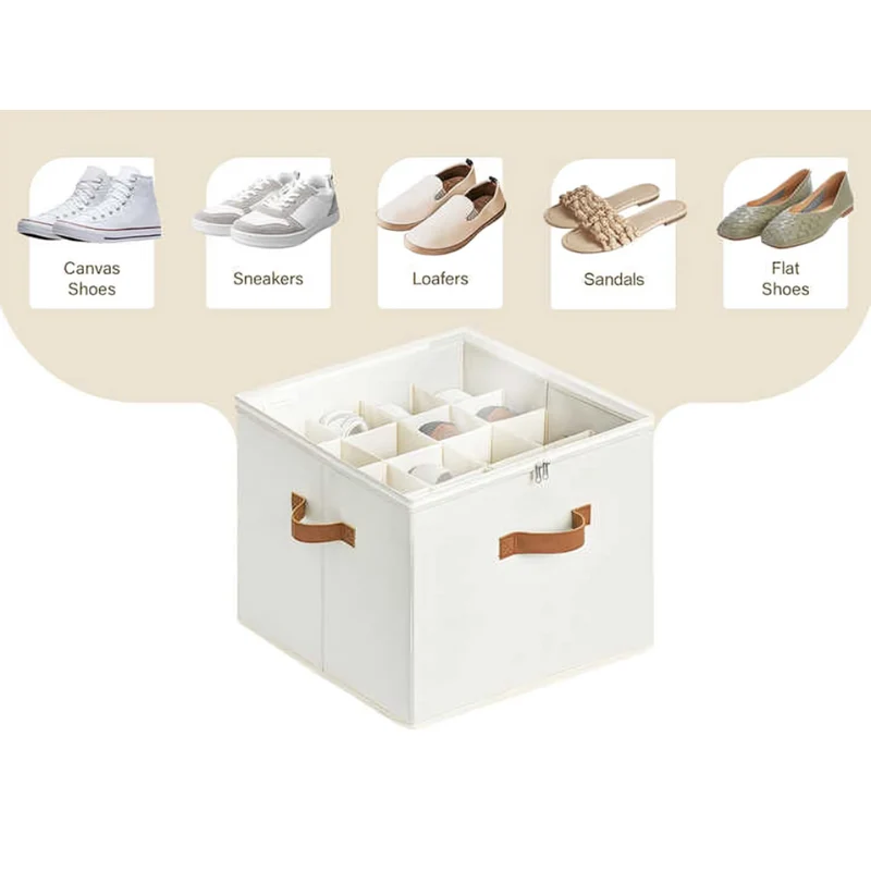 Miomu Caja de Tela Organizadora de Zapatos