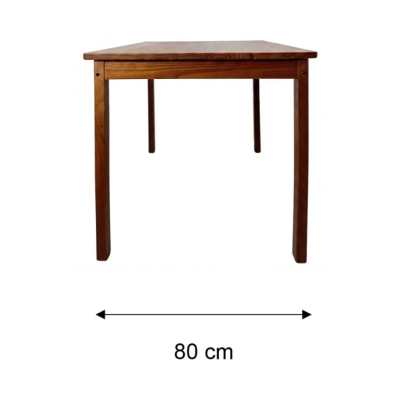 Tokoa Juego de Comedor Rectangular 6 Sillas Madera Castaño (CO-4017)