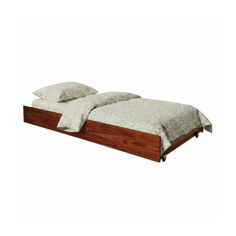 Tokoa Cama Auxiliar Individual de Madera Castaño (CA-1724)