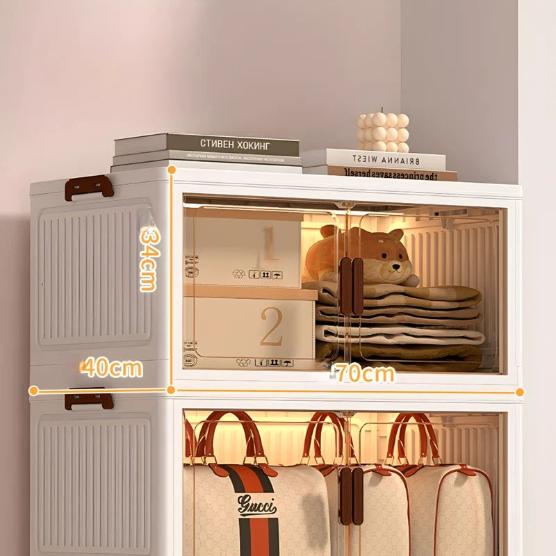 Miomu Organizador Multiuso con Puertas Transparentes