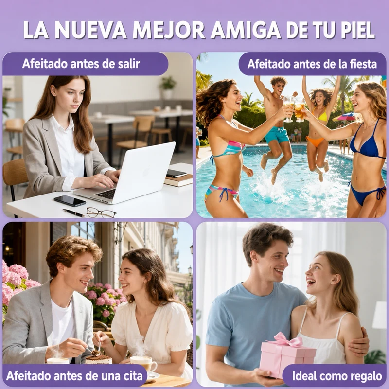 Miomu Rasuradora para Cuerpo, 3 en 1