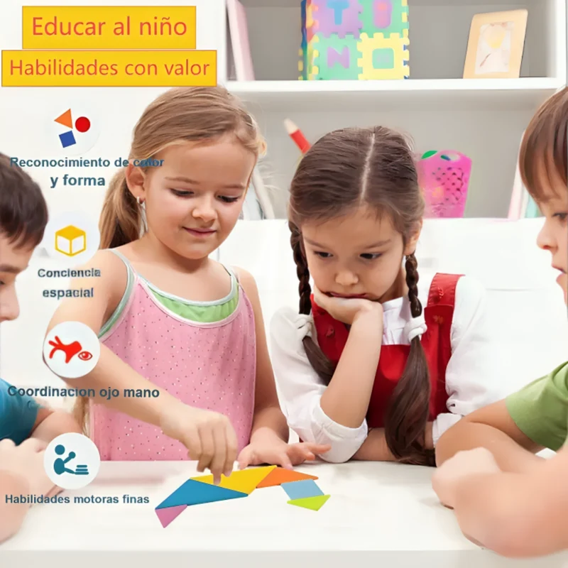 Miomu Juego Didáctico de Figuras Geométricas
