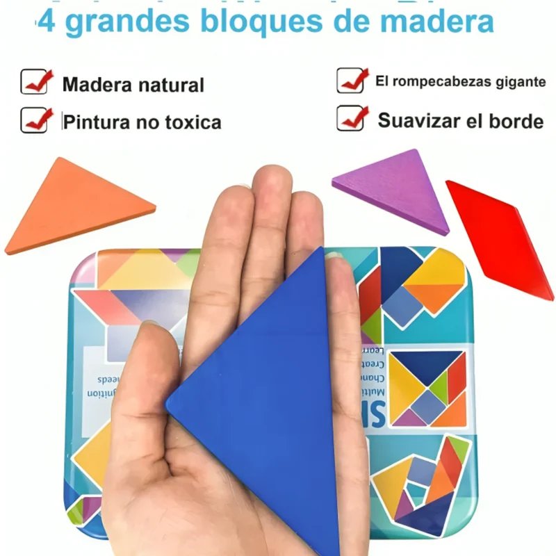 Miomu Juego Didáctico de Figuras Geométricas