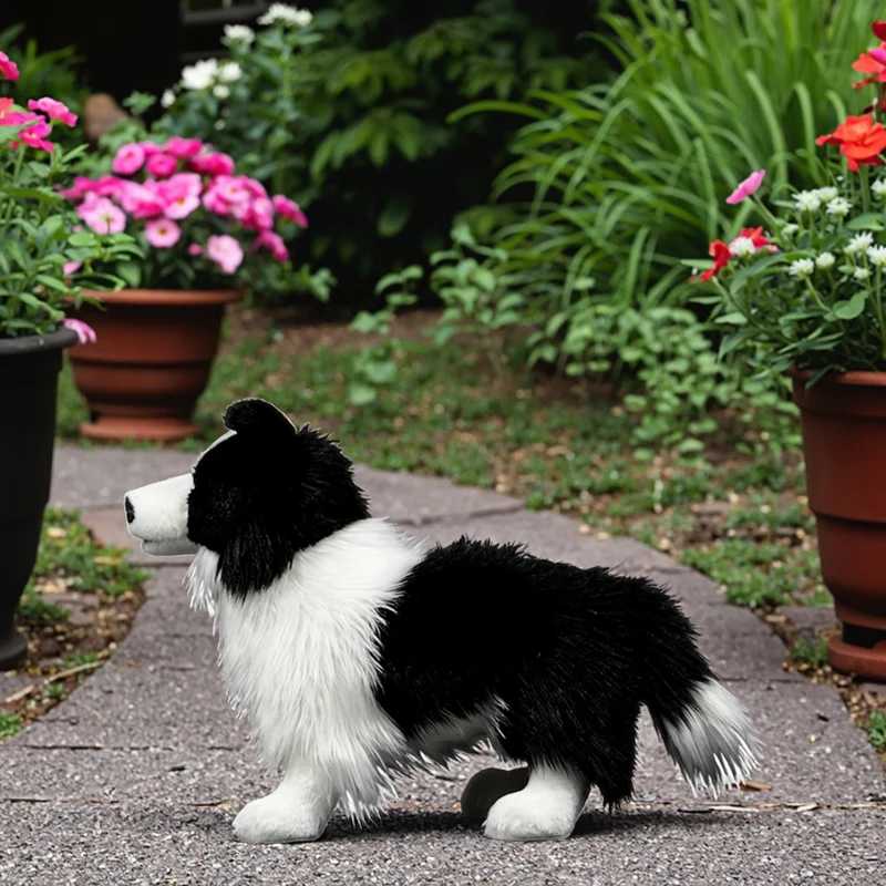 Miomu Peluche Border Collie Realista
