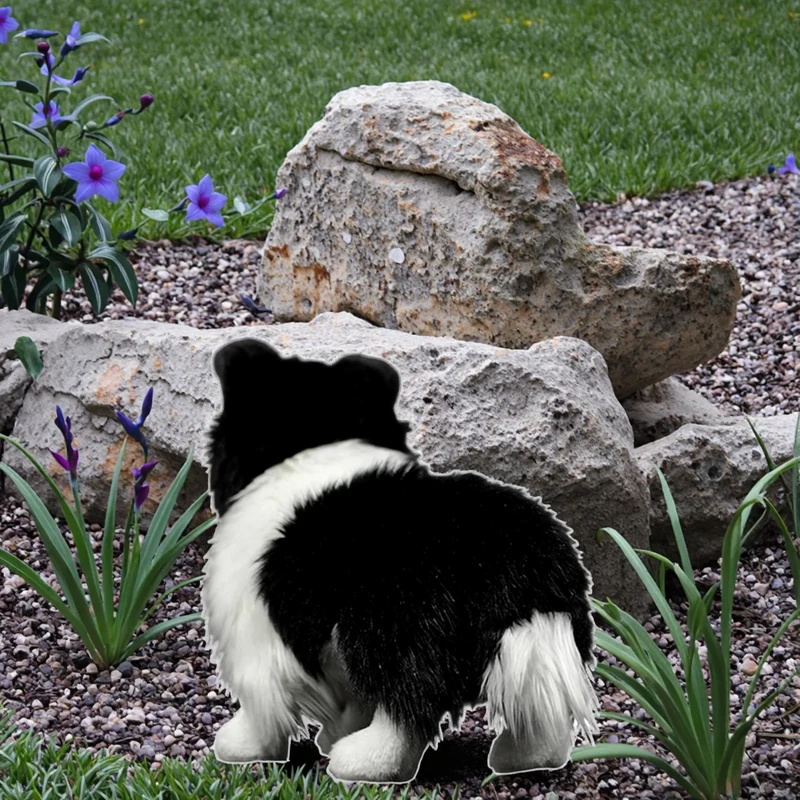 Miomu Peluche Border Collie Realista