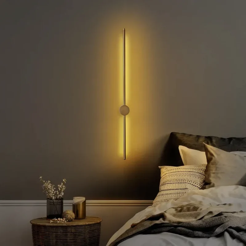 Miomu Aplique de Pared Lineal LED con Luz Cálida