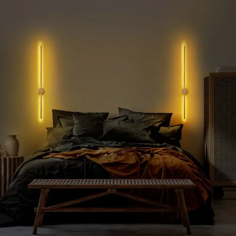 Miomu Aplique de Pared Lineal LED con Luz Cálida