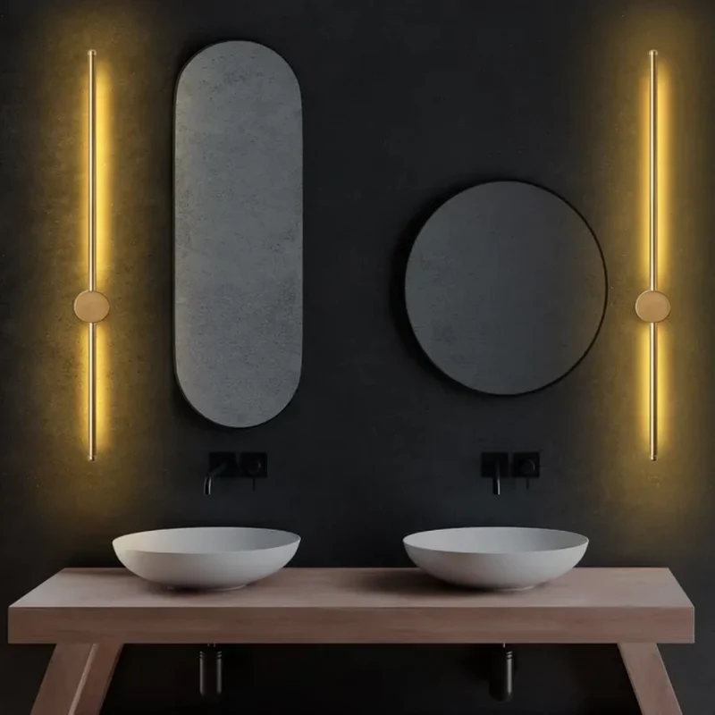 Miomu Aplique de Pared Lineal LED con Luz Cálida
