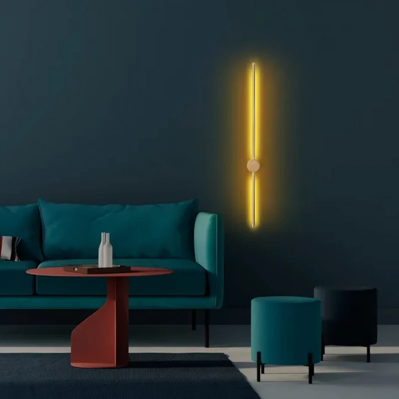 Miomu Aplique de Pared Lineal LED con Luz Cálida