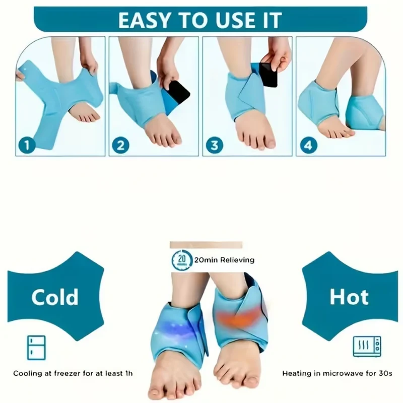 Miomu Compresa Térmica para Tobillo Frío y Calor