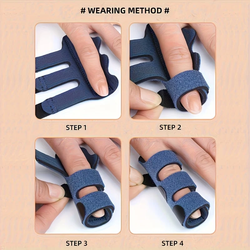 Miomu Soporte Estabilizador Ajustable para Dedo con 3 Correas