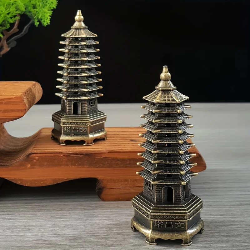Miomu Quemador de Incienso Metálico, Diseño Decorativo Oriental