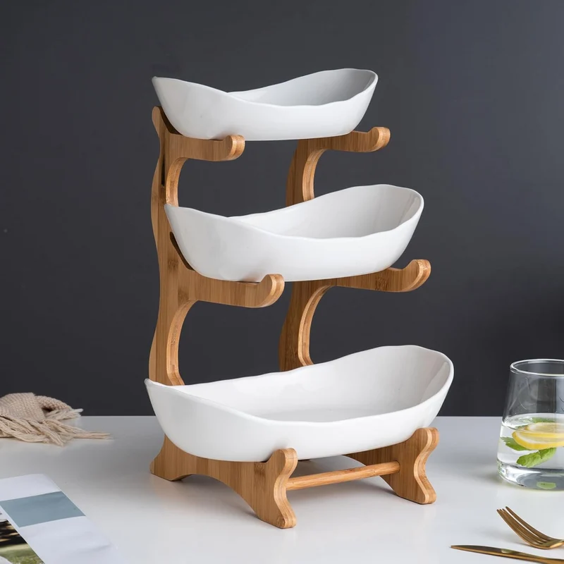 Miomu Soporte Organizador de Cocina de Bambú