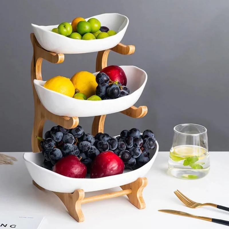 Miomu Soporte Organizador de Cocina de Bambú