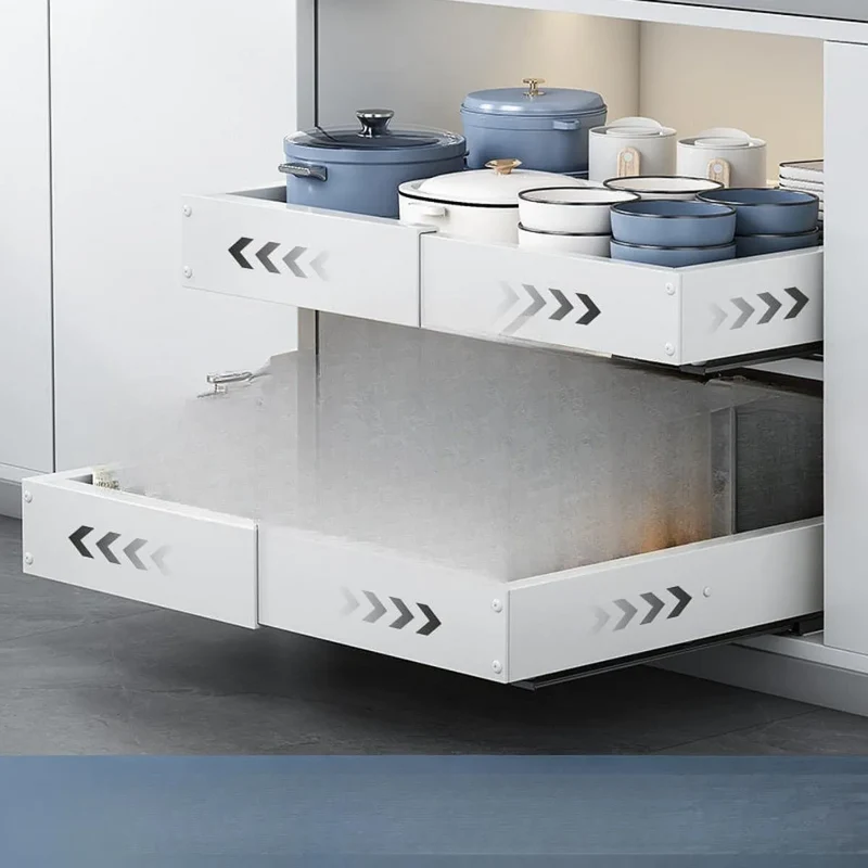 Miomu Organizador de Cubiertos Extraíble de Acero de Carbono