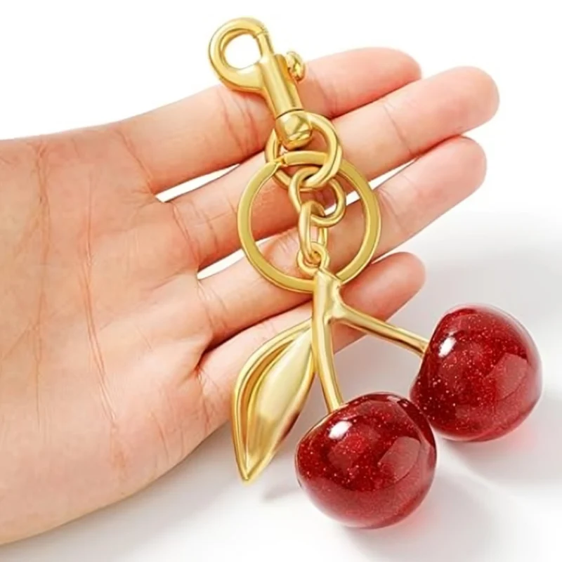 Miomu Llavero de Cereza 3D