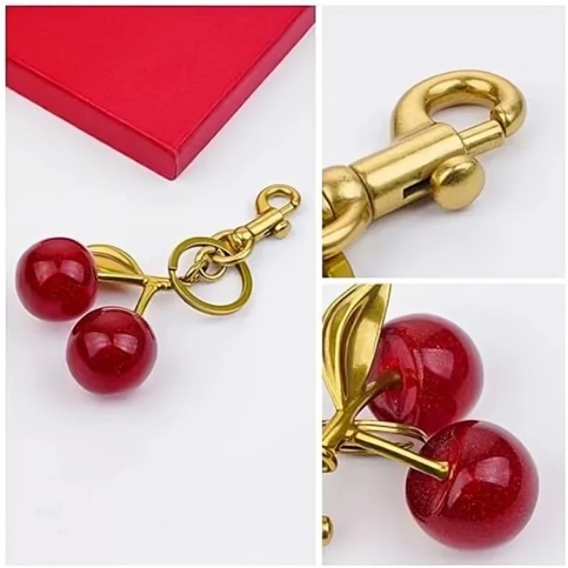 Miomu Llavero de Cereza 3D