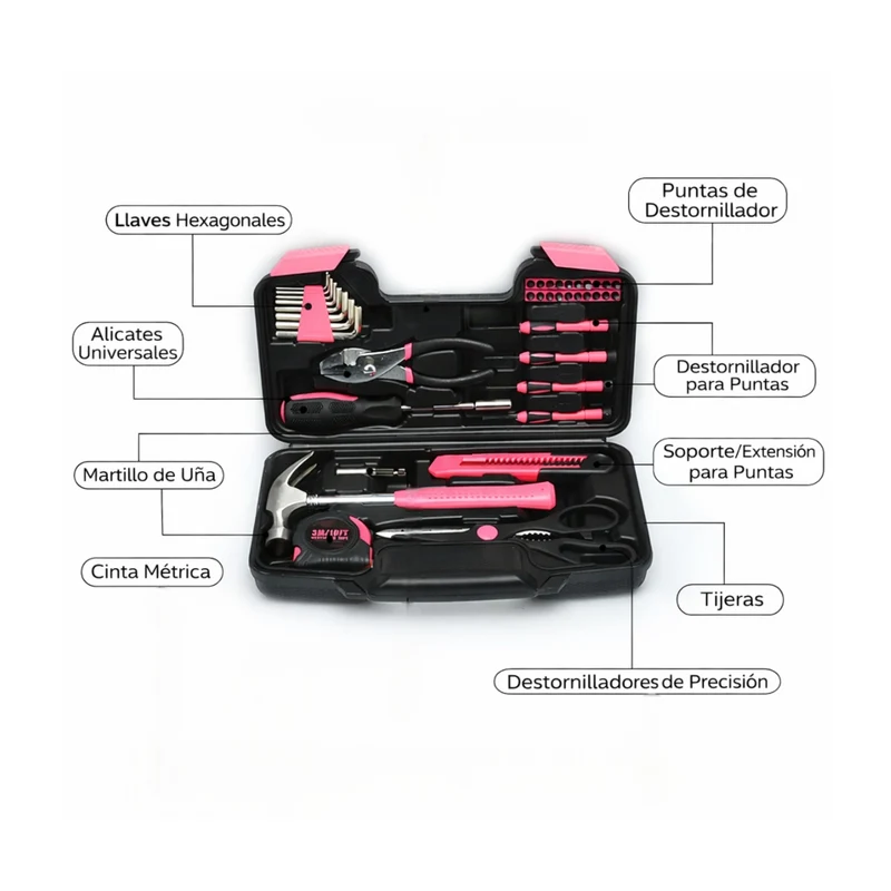 Miomu Kit de Herramientas, 39 Piezas