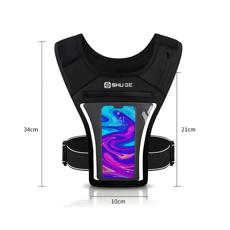 Miomu Chaleco Multiuso Reflectivo para Running