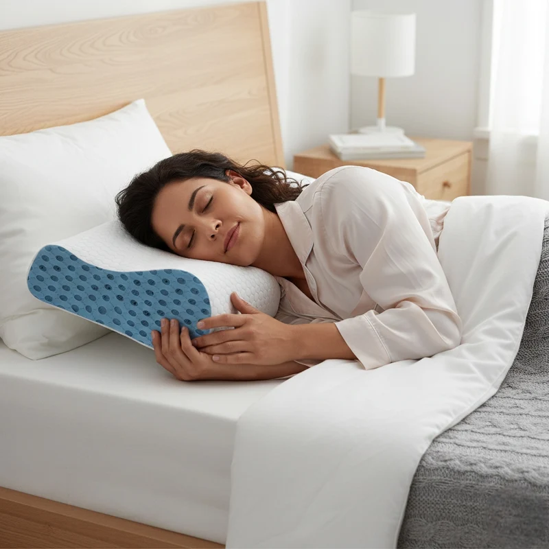 Miomu Almohada Ergonómica con Ola para Cuello